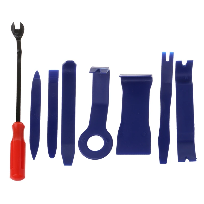 

8 Pcs Auto Universal Trim Removal Tool Car Dash Radio Door Clip Panel Trim Kits