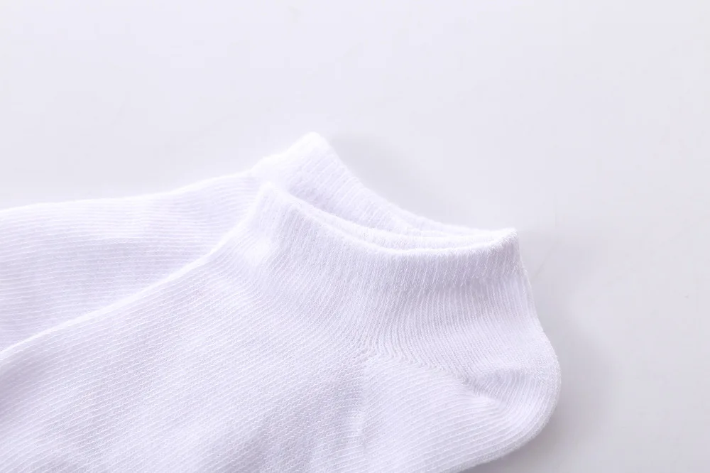 Носки для малышей, 5 пар/лот, белые носки для мальчиков и девочек, мягкие хлопковые носки с сеткой, детская лодка, носки для девочек, детские незаметные носки, Школьные носки