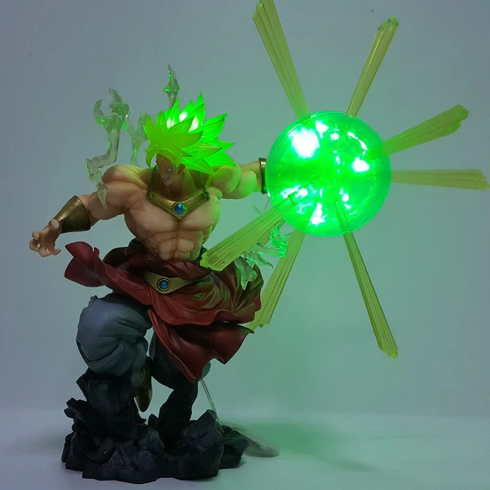 Dragon Ball Z фигурка Broly Super Saiyan Led power Toys F. ZERO Dragon Ball Супер Broly Статуя Фигурка Коллекционная модель