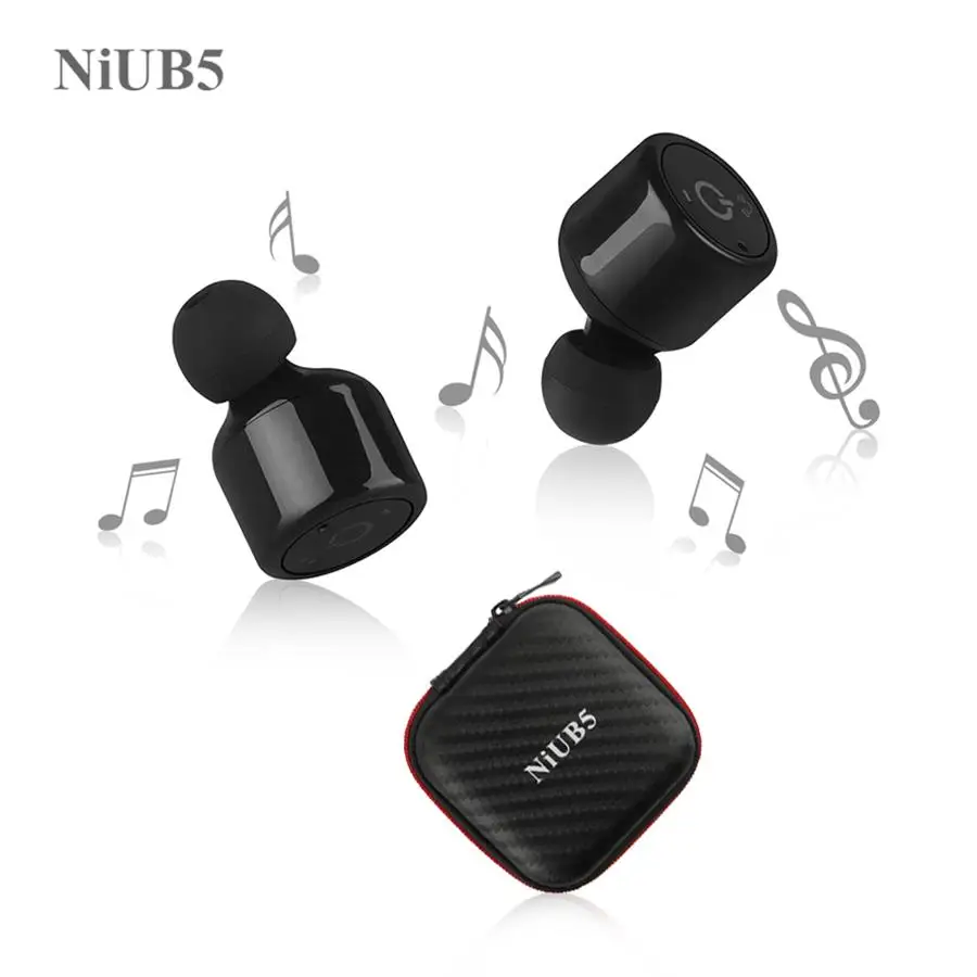  Twins True Wireless Bluetooth Earphone NiUB5 X1T Mini Invisible Cordless Bluetooth CSR 4.2 Earbuds Anti-fall Headset with Mic 