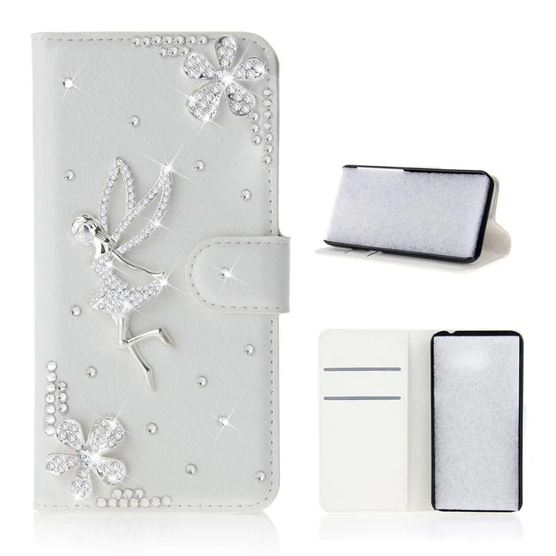 

S7 Edge S8 S9 S10 Leather Flip Case for Samsung Galaxy A70 A50 A30 M30 M20 M10 A6 A8 Plus A7 A9 2018 Note 9 8 Bling Phone Cover
