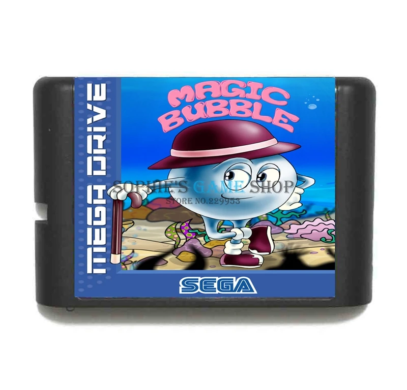 

Magic Bubble Game Cartridge Newest 16 bit Game Card For Sega Mega Drive / Genesis System