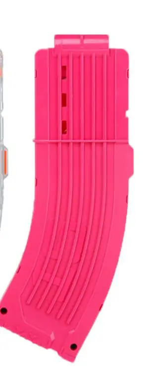 Магазин для патронов клип Разрушитель 15 пополнения журнал Dart совместим с пистолет высокое качество для Nerf игрушечный пистолет - Цвет: Розовый