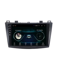Автомобильная Радио с gps встроенный WiFi мультимедийный проигрыватель карта фронтальная камера Высокое качество Музыка для Mazda 3 9 дюймов Android 8,1