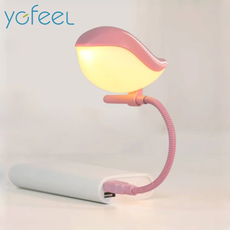 

[YGFEEL] USB Night Lights Novelty Gift Lovely Bird LED Lighting Portable Mini For Laptop Keyboard Children Eye Protection Lamp