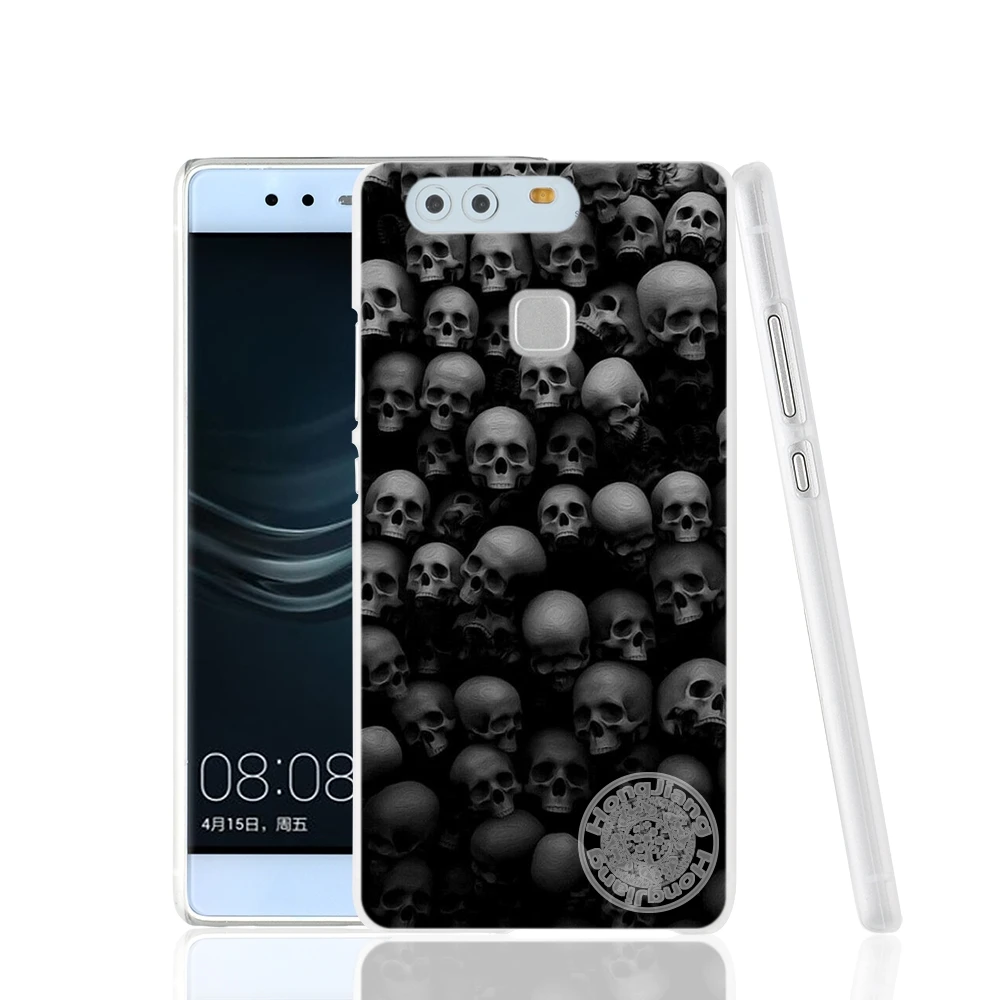 HAMEINUO сатанический страшный чехол с черепом для телефона huawei Ascend P7 P8 P9 P10 lite plus G8 G7
