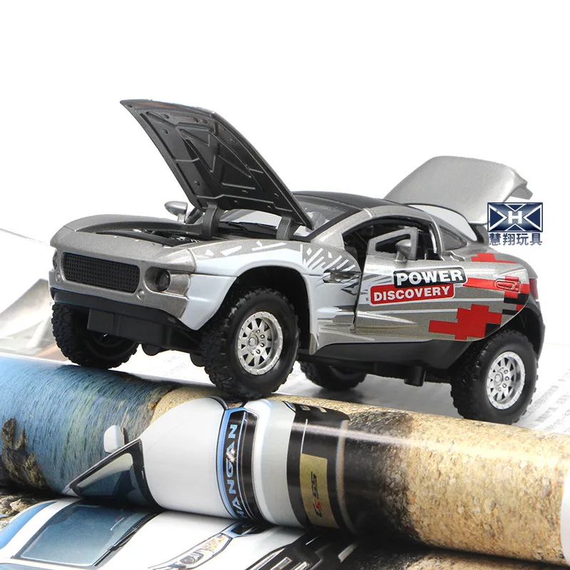 

For Rally Ares Alloy Model Car Toy Simulation Lighting Pull Back Open Door Car Model Scale Wheel Pistas De Autos De Juguete 1:32