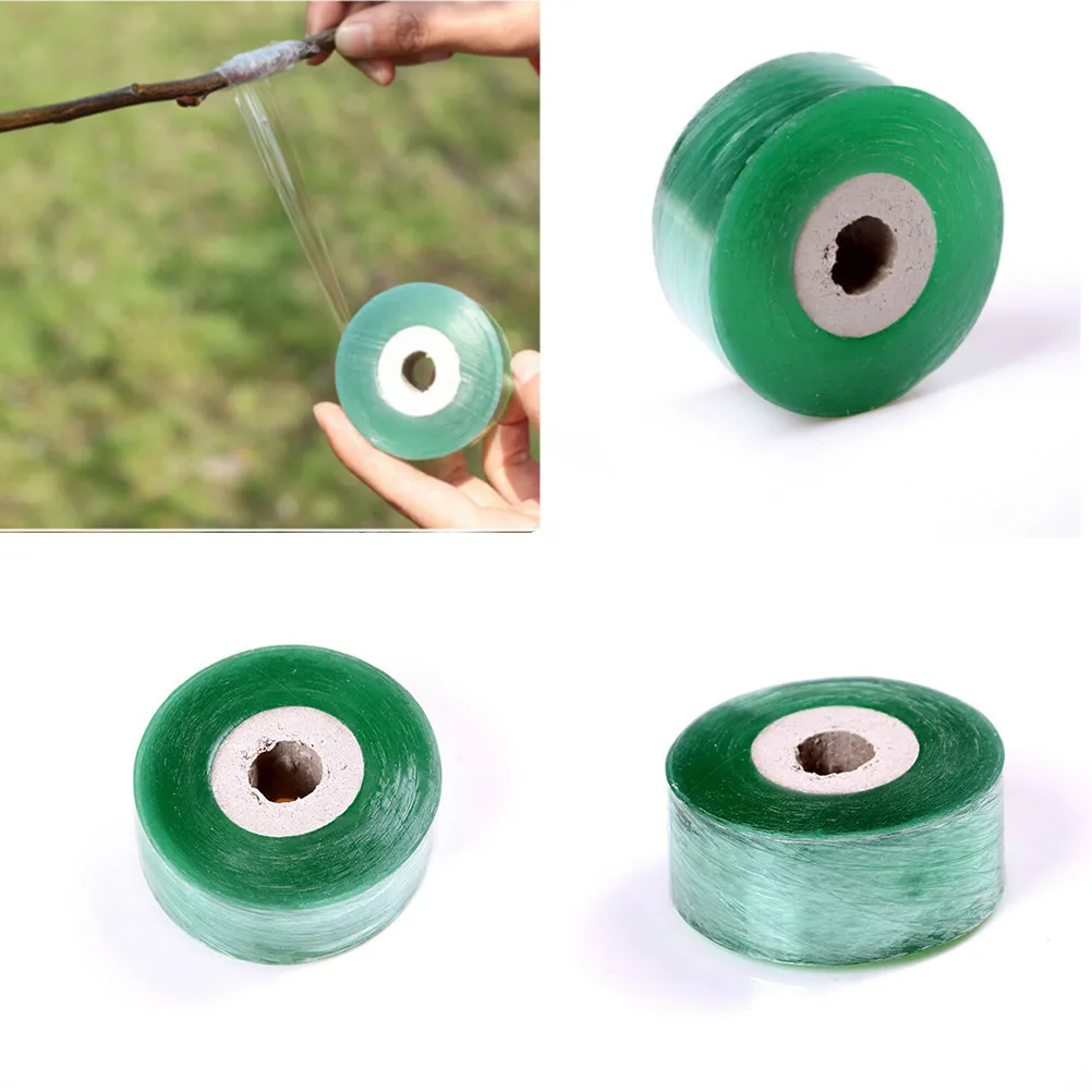 

1 Roll 2CMX100M Grafting Tape Garden Tools Fruit Tree Secateurs Engraft Branch Gardening bind belt PVC tie Tape
