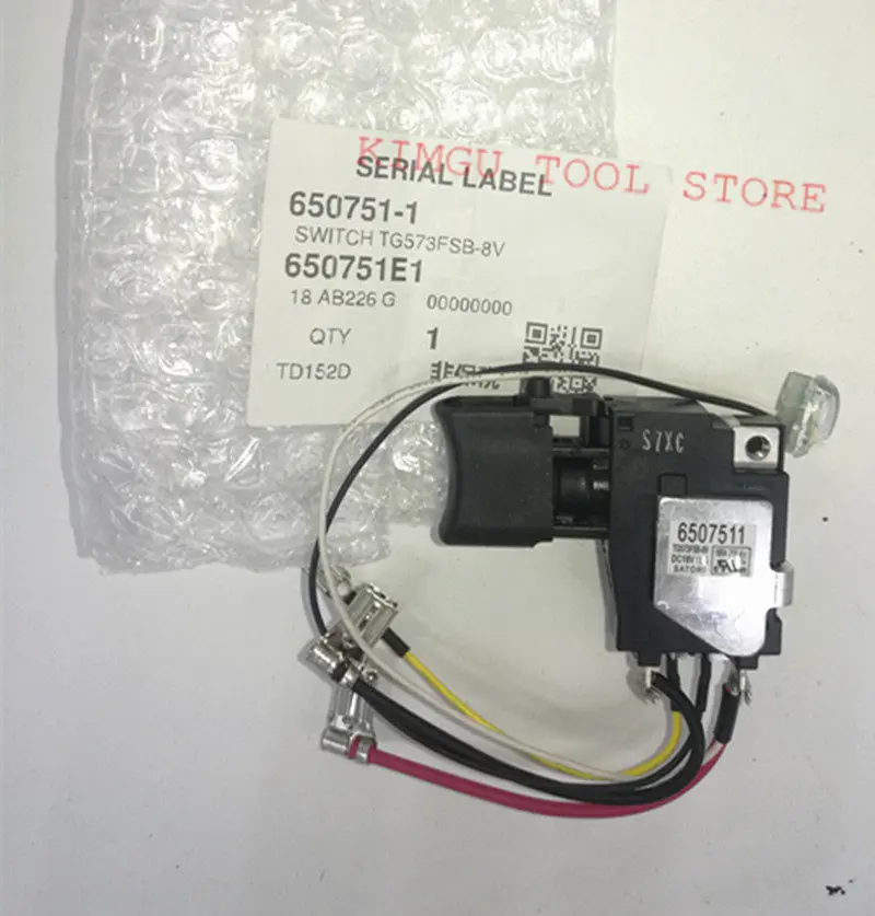 Genuine Switch 18V For Makita 650751 1 TD152D DTD152 DTD152Z DTD152RME