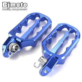 

BJMOTO Dirt Bike Racing Motorcycle Foot Pegs Rests Pedals For Husqvarna TE 310i 2019 Motorbikes CNC Aluminum Passenger Footrests