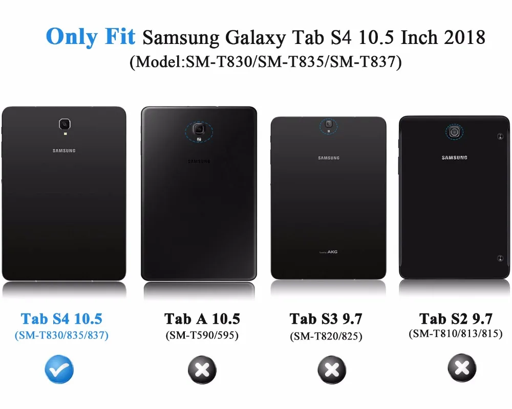 Чехол MoKo для samsung Galaxy Tab S4 10,5, [Угол обзора 5] ультра тонкий чехол-подставка с поворотом на 360 градусов из искусственной кожи для Galaxy Tab