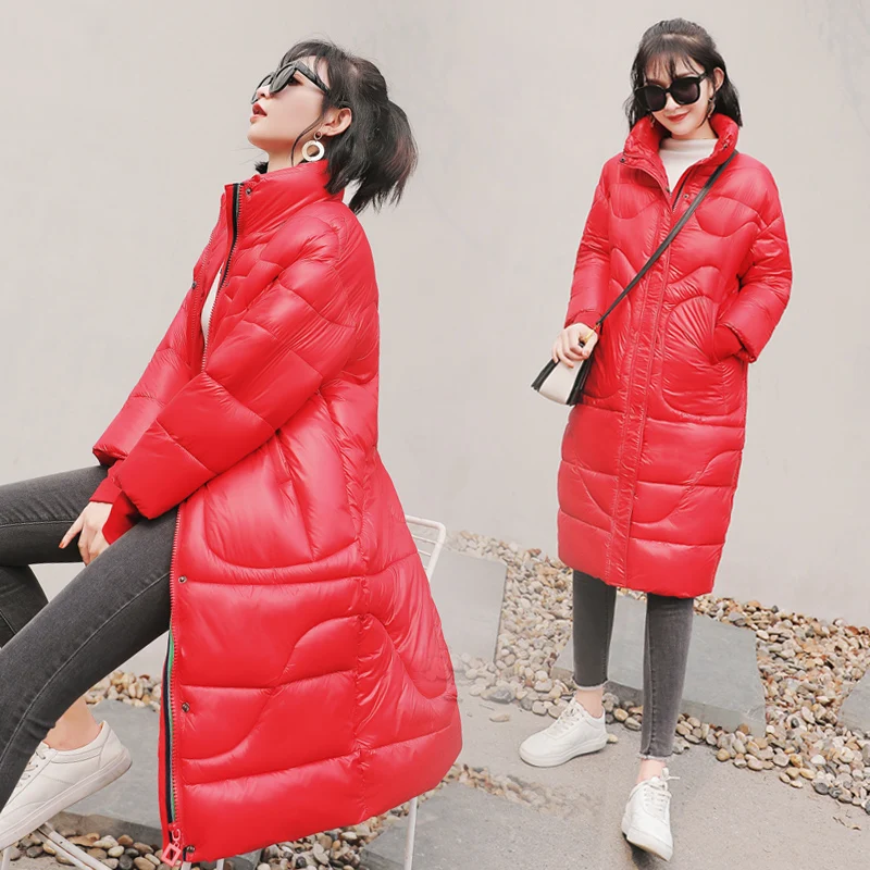 

2019 winter women hooded coat thicken warm long jacket female plus size 2XL outerwear parka lady chaqueta feminino women jacket