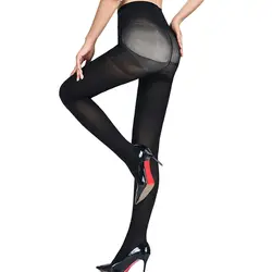 Для женщин осень утягивающие носки Slim Fit Эластичный Высокая талия прочный женский леггинсы для AIC88