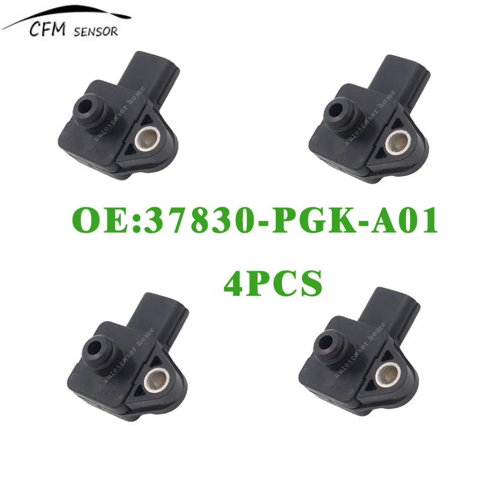 4pcs New Brand 37830 PGK A01 MAP Sensor For Honda Acura Civic Accord