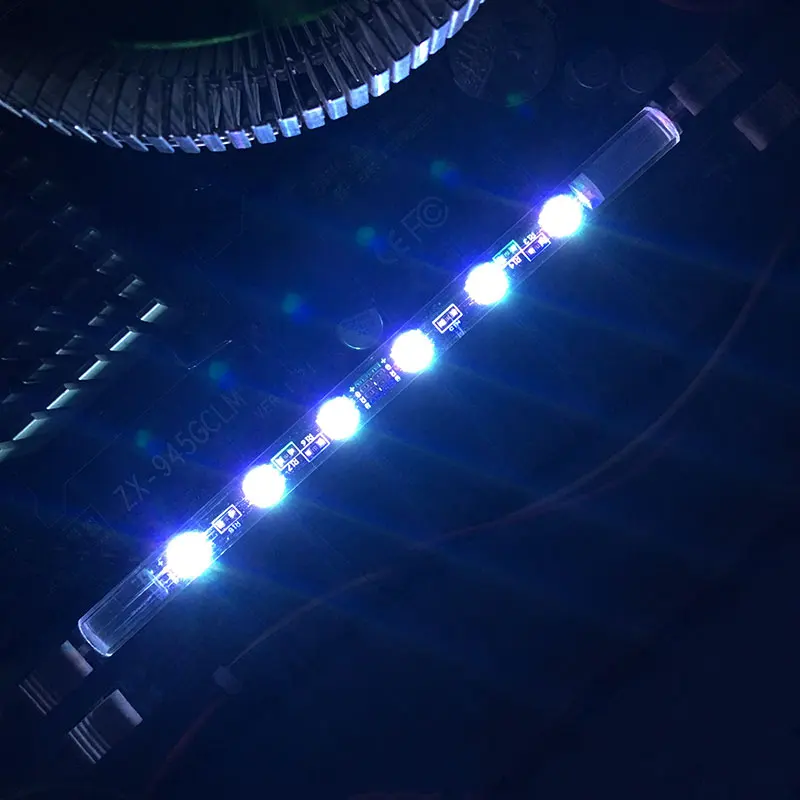 

ESLOTH Computer Components Chassis RAM Card Slot ARGB Color Changing Lamp LED For ASUS AURA Synchronization 12V Hard Light Bar
