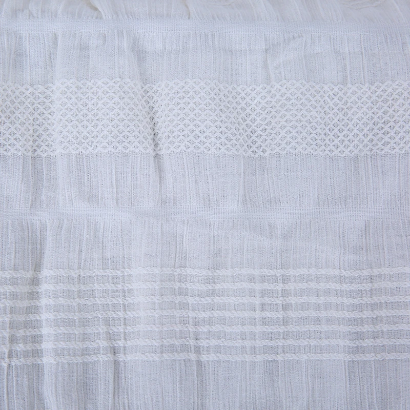 Весенне-летняя хлопковая эластичная жаккардовая ткань, детское платье однотонная хлопковая ткань, 50x140 см/шт, T726