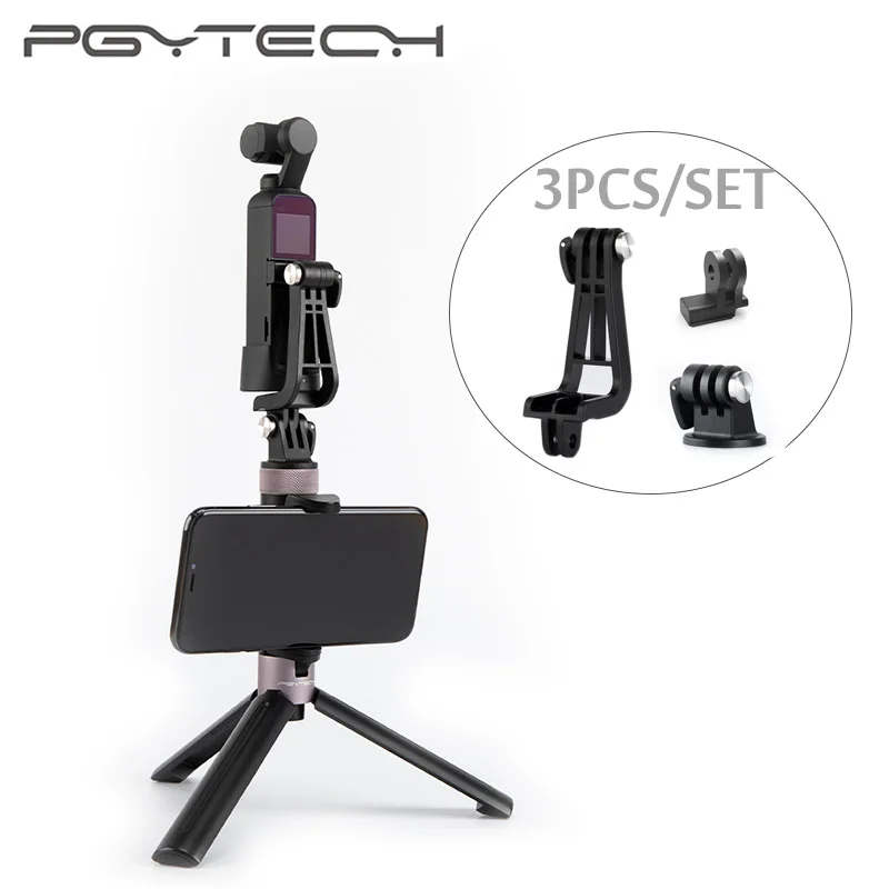 

PGYTECH Osmo Pocket Universal Mount L Bracket 1/4 Interface Adapter Kit For DJI OSMO POCKET Handheld Gimbal Camera Accessories