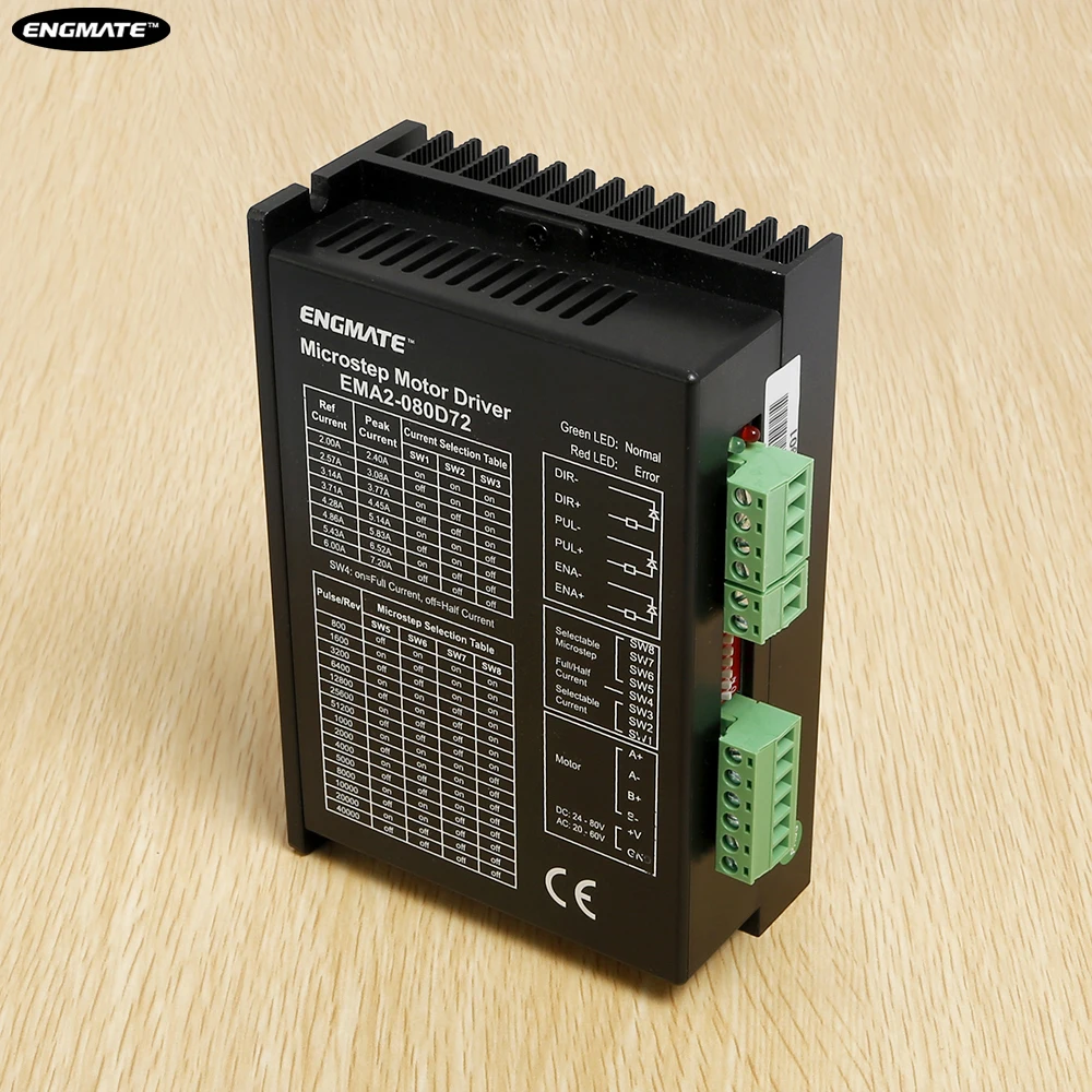 ENGMATE EMA2-080D72 Драйвер Шагового Мотора для ЧПУ Milling Станка DIY