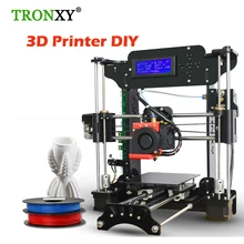 Легко собрать eprap Prusa i3 3D DIY принтер комплект мини Размеры 3D принт деталей DIY Kit с 8 ГБ TF карты и ЖК-дисплей Экран + 1 рулон filamanet