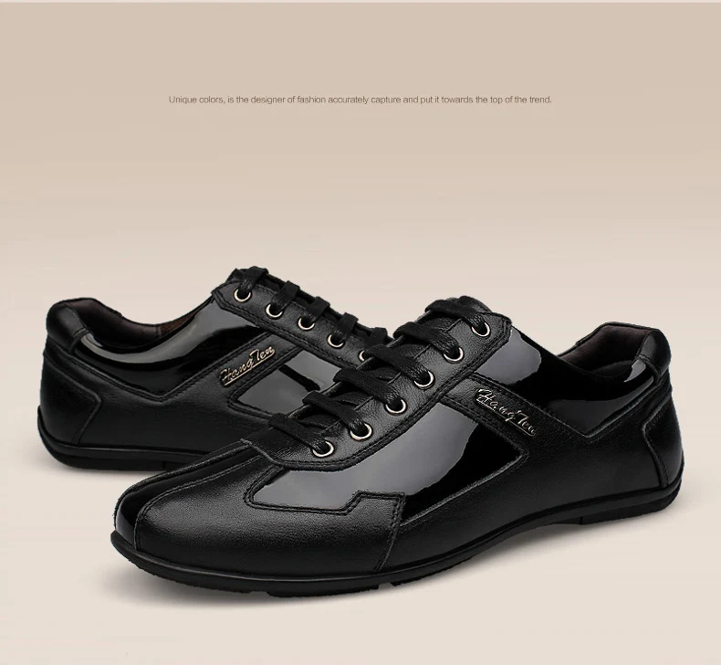 Брендовая мужская повседневная обувь мужская обувь из натуральной кожи дышащая мягкая повседневная обувь на плоской подошве со шнуровкой мужские кроссовки размера плюс 45-48