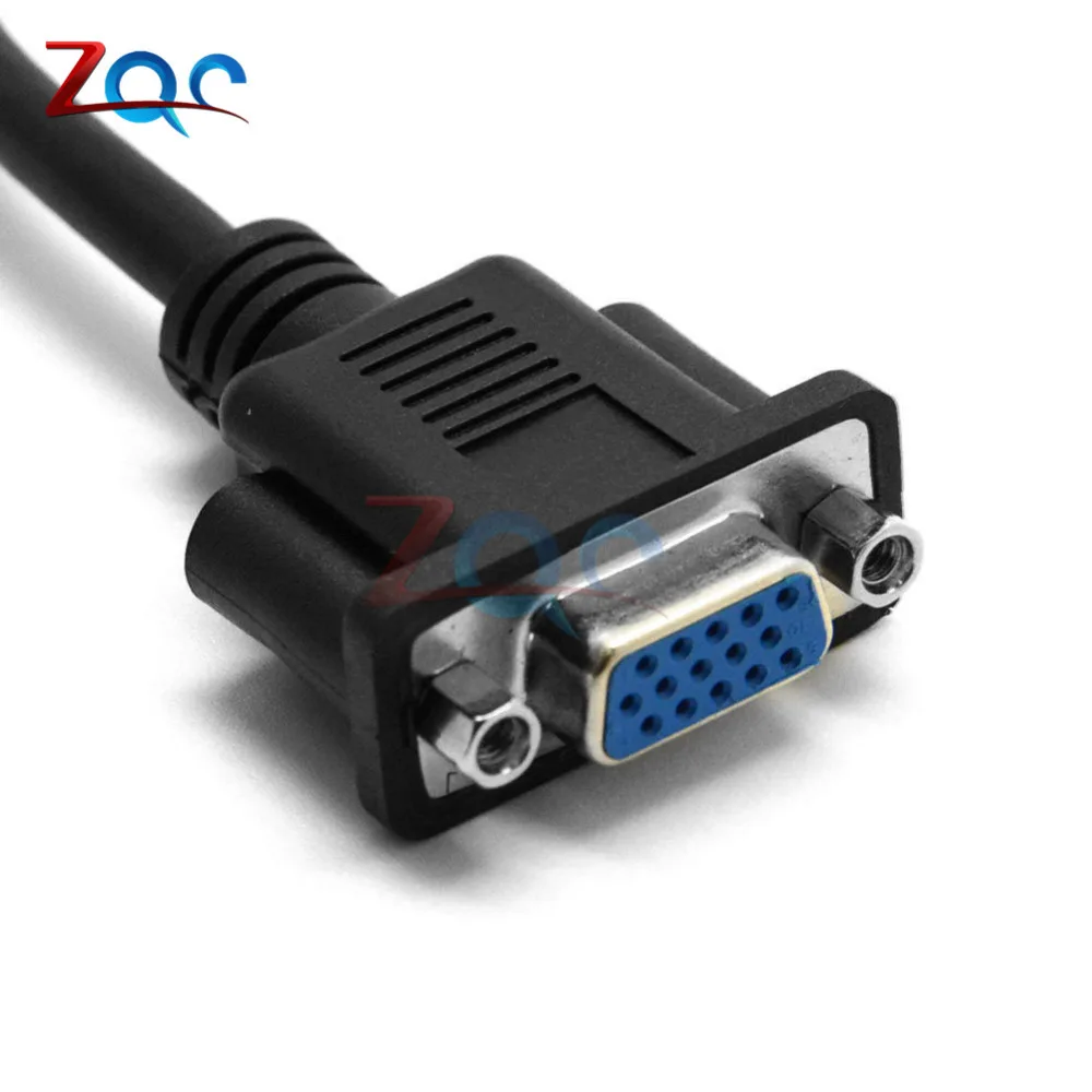 Кабель переходник для HDTV ПК ноутбука Raspberry Pi 1080P|vga female connector|vga male connectorvga hdmi connector |