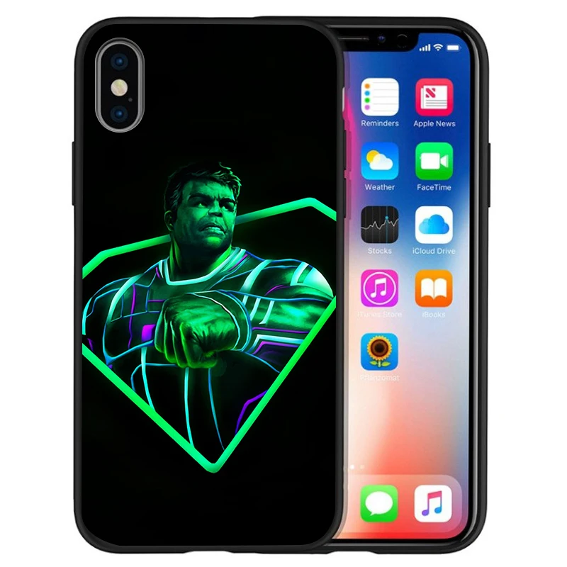 Роскошный чехол Marvel Мстители Супергерои Дэдпул Человек-паук для Apple iPhone X чехол 7 8 6 6S Plus 5 5S SE XS MAX XR Etui Coque - Цвет: 10