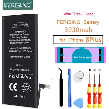 

2019 100% Original FERISING New Phone Battery For Apple iPhone 8 Plus battery 0 Cycle 8Plus Replacement Batteries With Track