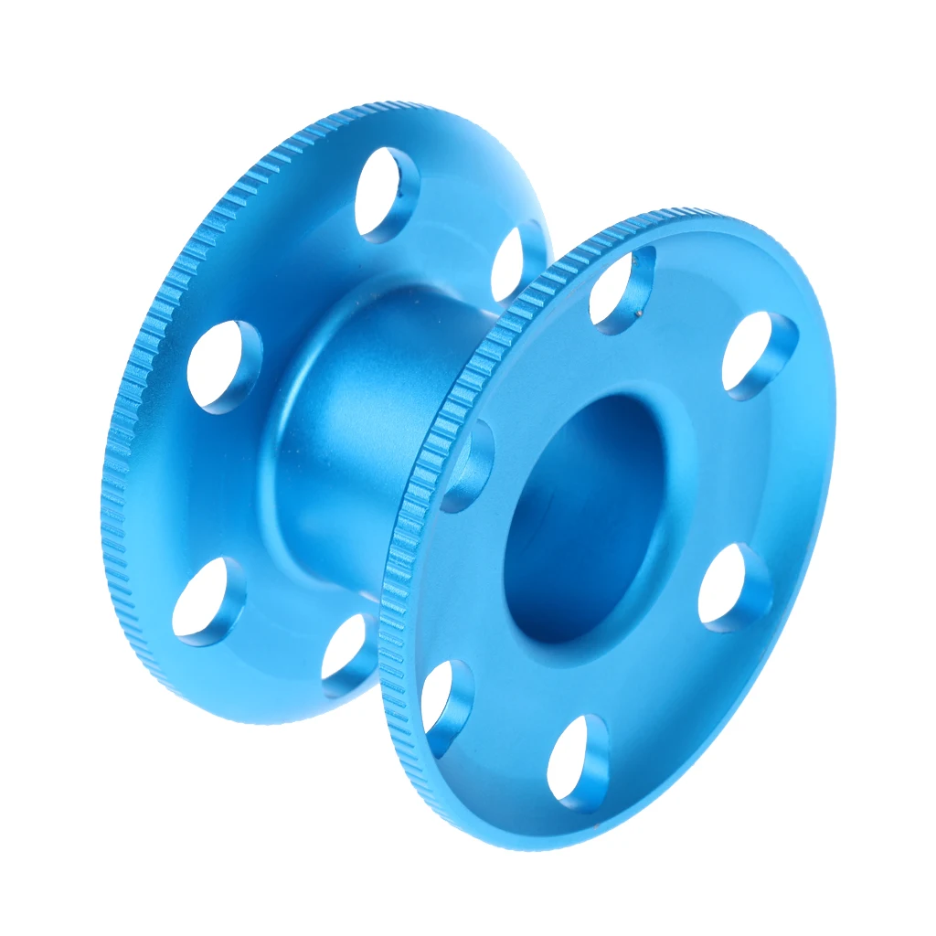 Durable Aluminum Scuba Diving Dive Finger Spool Snorkeling Guide Line Reel for Underwater Sports Accessories 