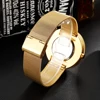 Reloj de cuarzo con calavera para hombre y mujer, Reloj de pulsera de acero inoxidable, grabado, Masculino ► Foto 3/6