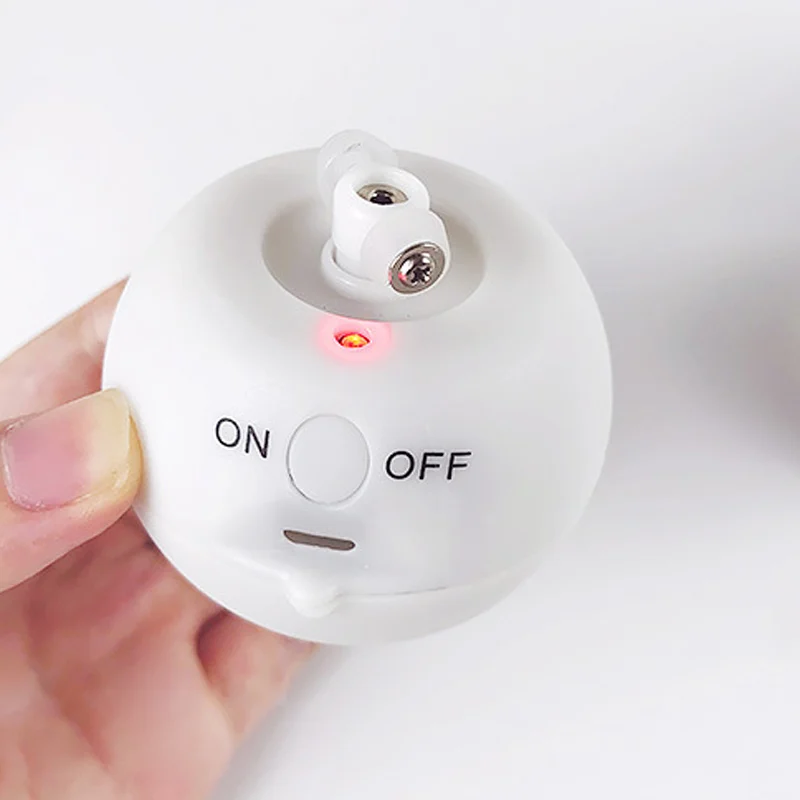 

Hot Electric Cats Ball Automatic Self Rolling Ball Interaction Toy with Light for Dog Kitten LFD