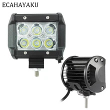 Special Offers ECAHAYAKU 2PCS 4inch 18W 6000K 1260lm LED Work Light Bar for Motorcycle Tractor Boat Off Road 4WD 4x4 Truck SUV ATV Spot 12v 24v Special Offers ECAHAYAKU 2PCS 4inch 18W 6000K 1260lm LED Work Light Bar for Motorcycle Tractor Boat Off Road 4WD 4x4 Truck SUV ATV Spot 12v 24v