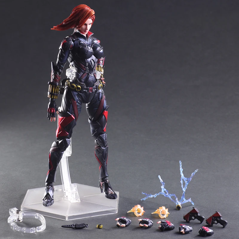 

C&F Black Widow Action Figure Toys Natalia Superhero Alianovna Romanova Natasha Romanoff PVC Model Collectible Garage Kits Toys