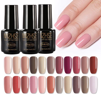 

MIZHSE 3pcs Soak Off UV Gel Nail Polish 58 Colors Gel Polish GelLak Hybrid Semi Permanent Gelpolish Esmalte Gel Varnish Lacquer