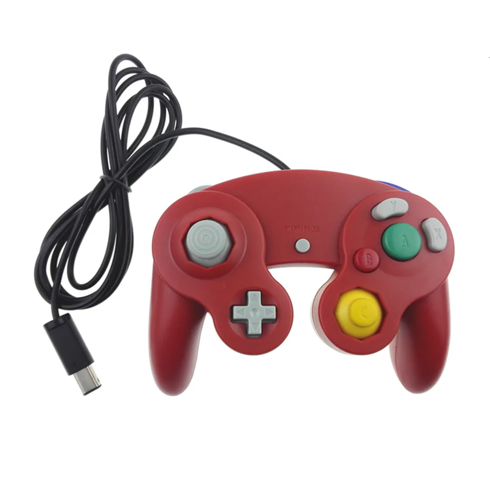 Wired Game Controller Gamepad  for NGC Joystick With One Button  for Game-Cube for W-i-i