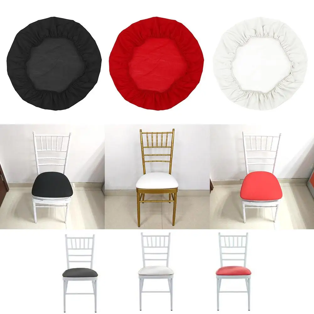 

1pc High Quality Removable Elastic Stretch Chair Cover Slipcovers Spandex Chair Seat Covers Dust Cover Wedding Party Home Use