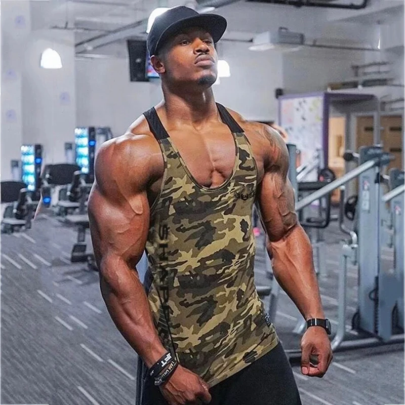 Workout Vest Muscle Tank Top-0
