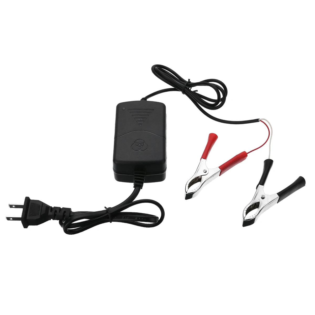 Mayitr 1pc DC 12V 1A Battery Charger Smart Volt Maintainer Trickle With LED Indicator FOR RV Car Truck Motorcycle Mower