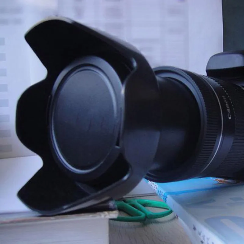 Универсальная Цветочная бленда для камеры 58 мм лепестковая бленда для объектива Canon EOS 1855 для объектива 58 мм Размер фильтра