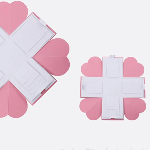 

DIY Surprise Box Photo Display Explosion Valentine's Festival Box Handmade Gift Box Photo Album Scrapbooking Birthday Wedding