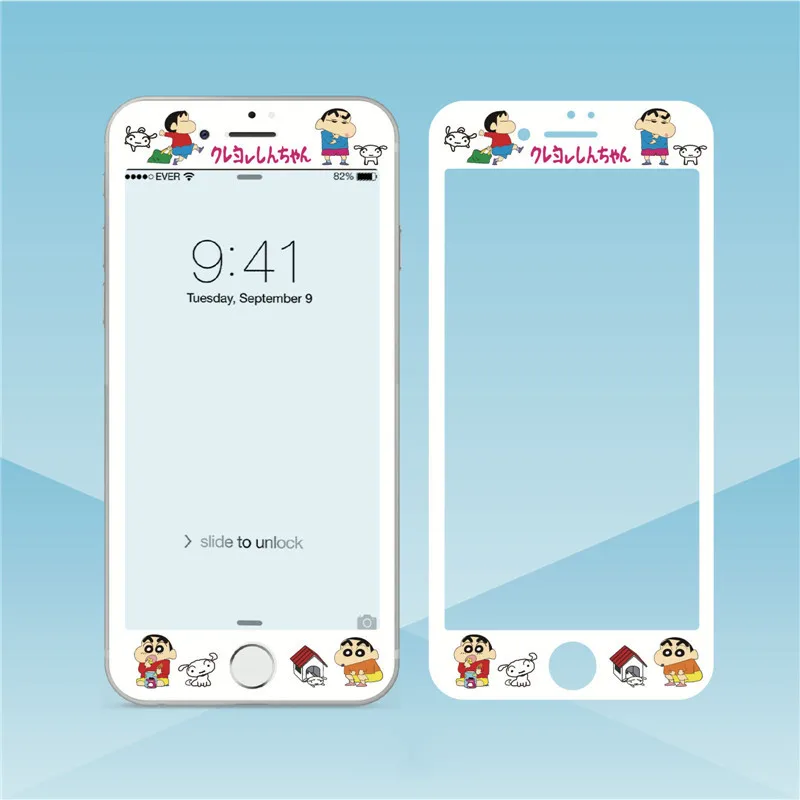 Милое Защитное стекло для iPhone 8 plus 7 мультяшное закаленное 6 s 3D защита экрана с