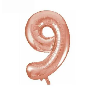 32 inch rose red numbers 9
