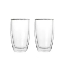 2 двухслойная кофейная чашка двухслойная Изолированная молочная чашка 17,2 унций/510 мл