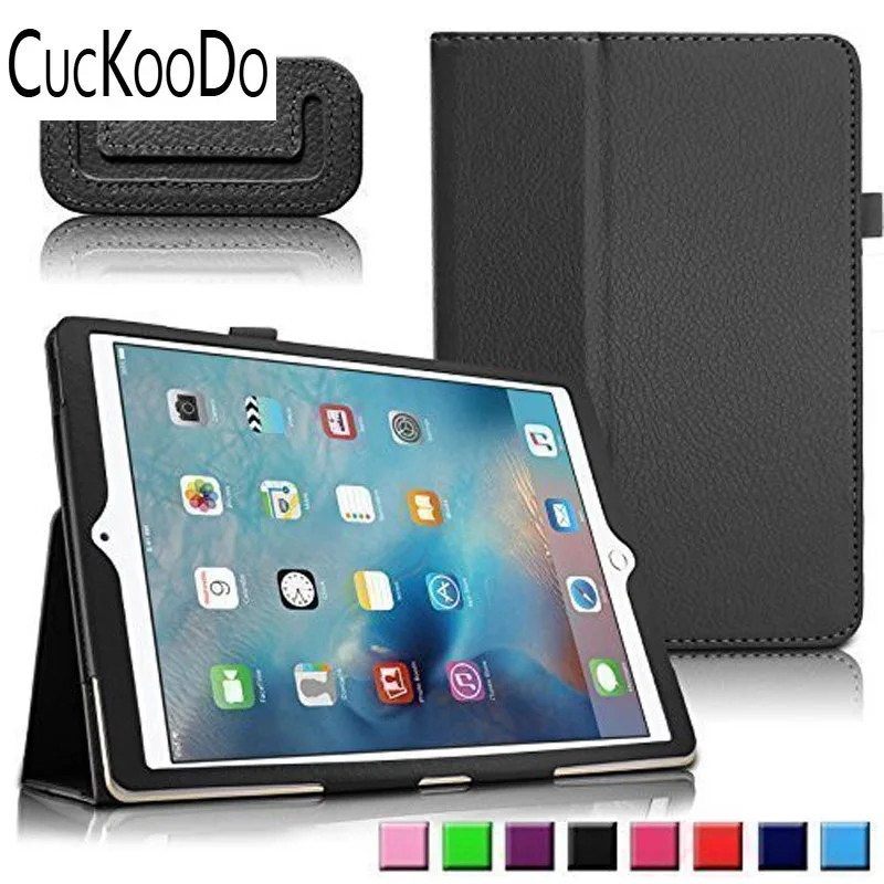 

CucKooDo Folio Premium Leather Smart Stand Cover for 2015 Released New iPad Pro 12.9-inch (With Auto Sleep / Wake Feature)