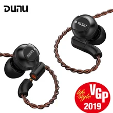 DUNU DK-4001 DK4001 4 Knowles BA + 1DD Hybrid technologie HIFI ohrstöpsel Sport Verdrahtete Inohr Kopfhörer mit MMCX Abnehmbare Kabel