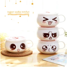 Lovely Instant Noodles Bowls Porcelain Ramen Bowl Chinese Soup Salad Bowl Mixing Bowls Food Container Tableware