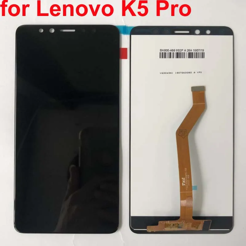 ЖК-дисплей 5,9" для lenovo K5 Pro, ЖК-дисплей, кодирующий преобразователь сенсорного экрана в сборе для lenovo K5 pro, замена дисплея+ Инструменты