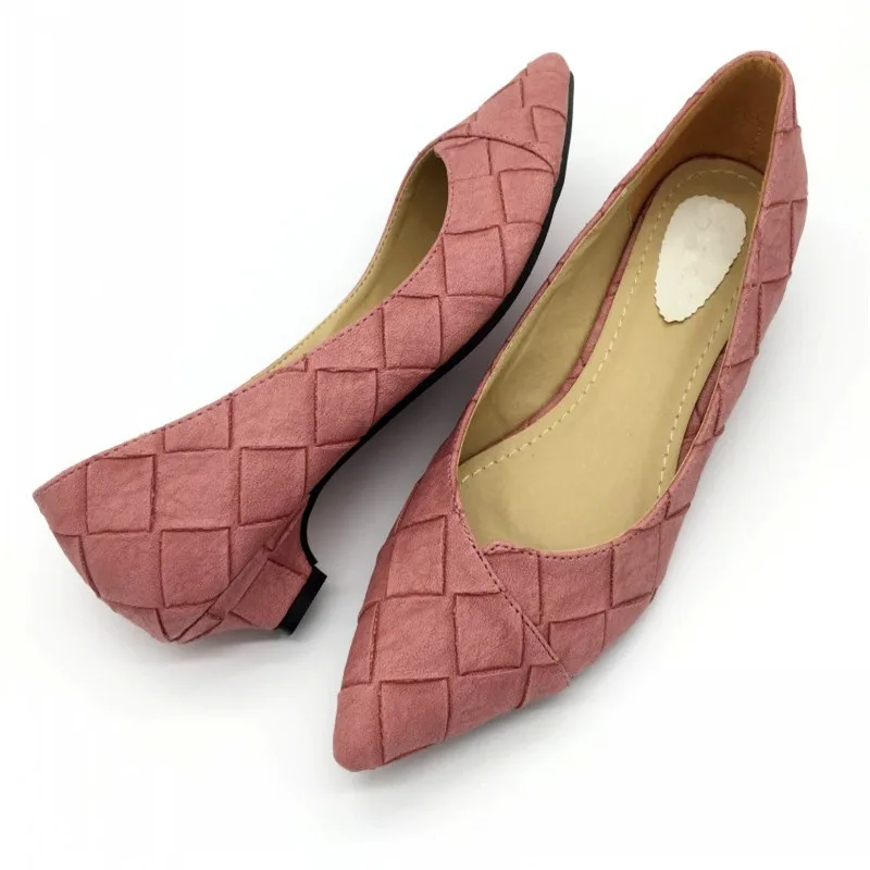Vintage-Style-Women-s-Pointed-Toe-Pumps-Spring-Autumn-PU-Shallow-Slip-On-Women-Low-Heel (1)