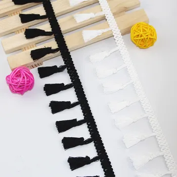 

Lace Trim Tassel 4.2cm 100% Cotton Trimming Lace Handmade DIY Accessories Home Furnish Sewing Clothes Curtains Decoration 4yards