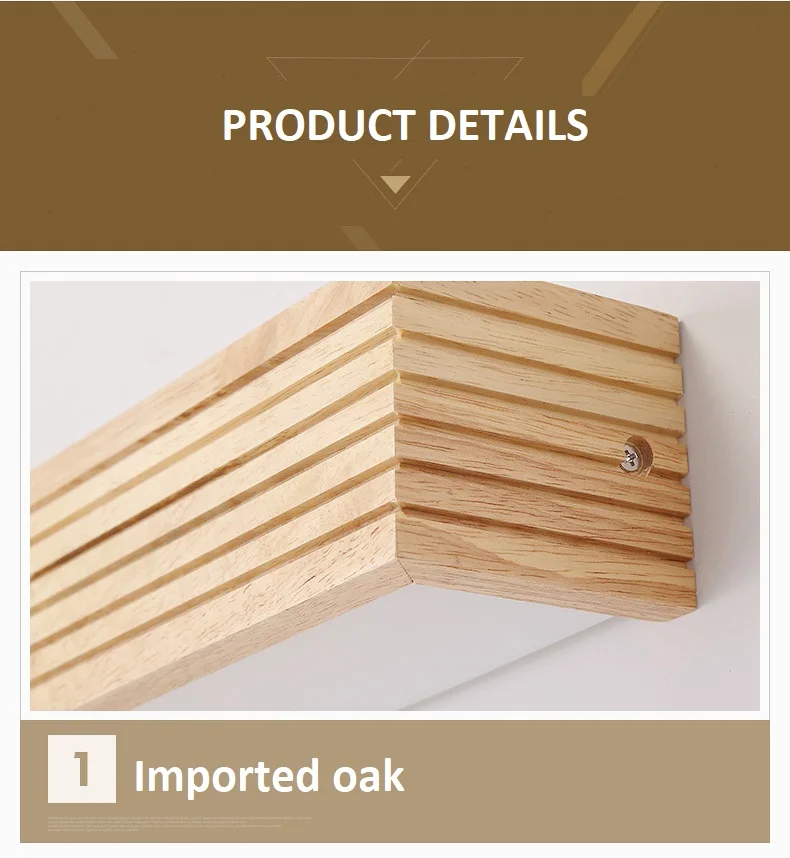  LED Solid Wood Wall Lamp (15)