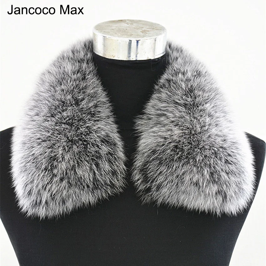 

Real Fox Fur Collar For Women Men Jacket Fashion Warm Scarf S11402